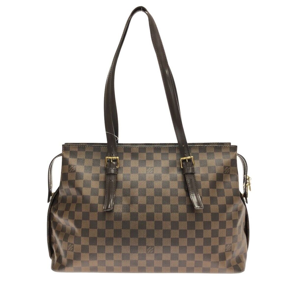 Auth Louis Vuitton Chelsea Ebene Damier #99044L77B